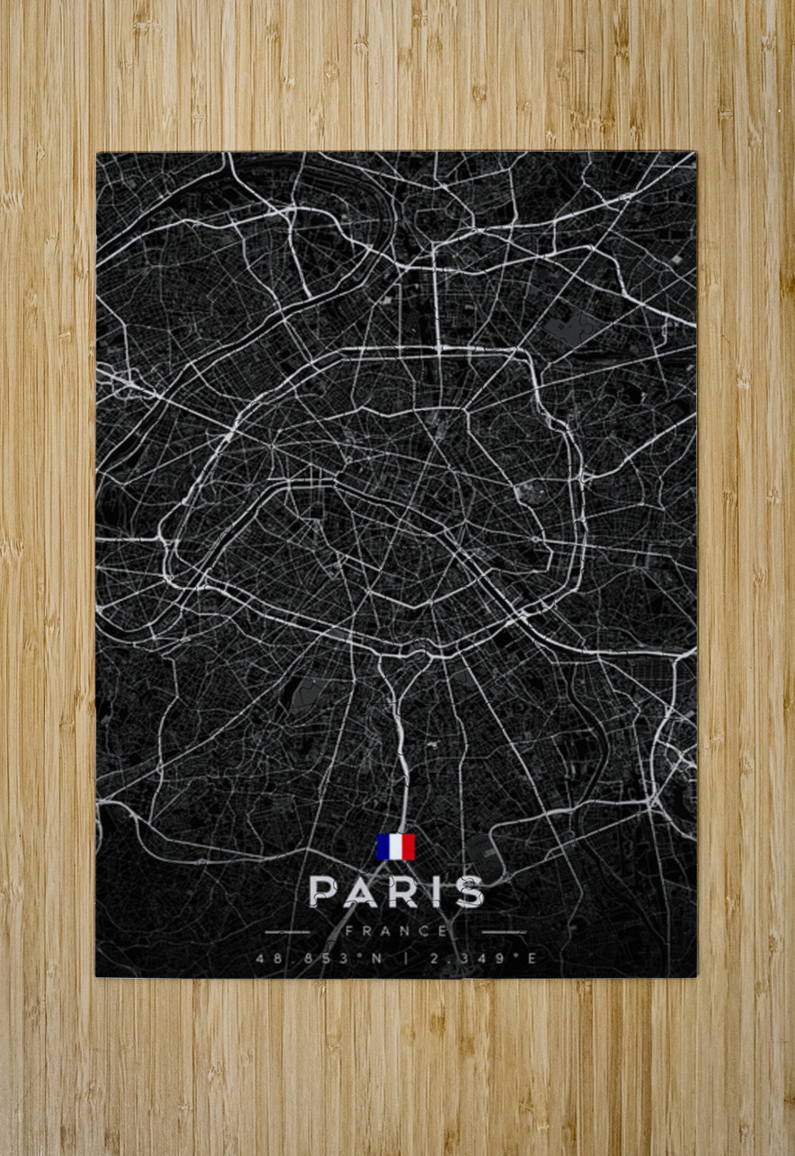 Paris 34x50Inches 5 CityMapsArt Puzzle printing
