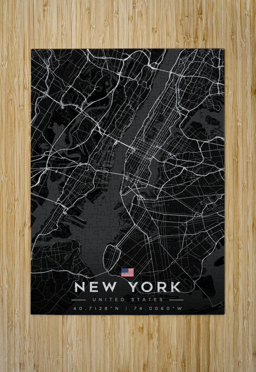 NEWYORK 34x50Inches 6 CityMapsArt Puzzle printing