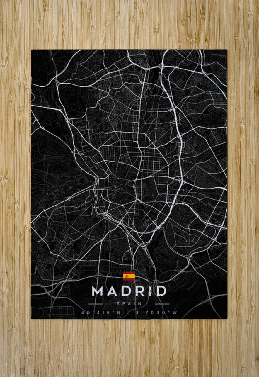 Madrid 39x55Inches 2 CityMapsArt Puzzle printing