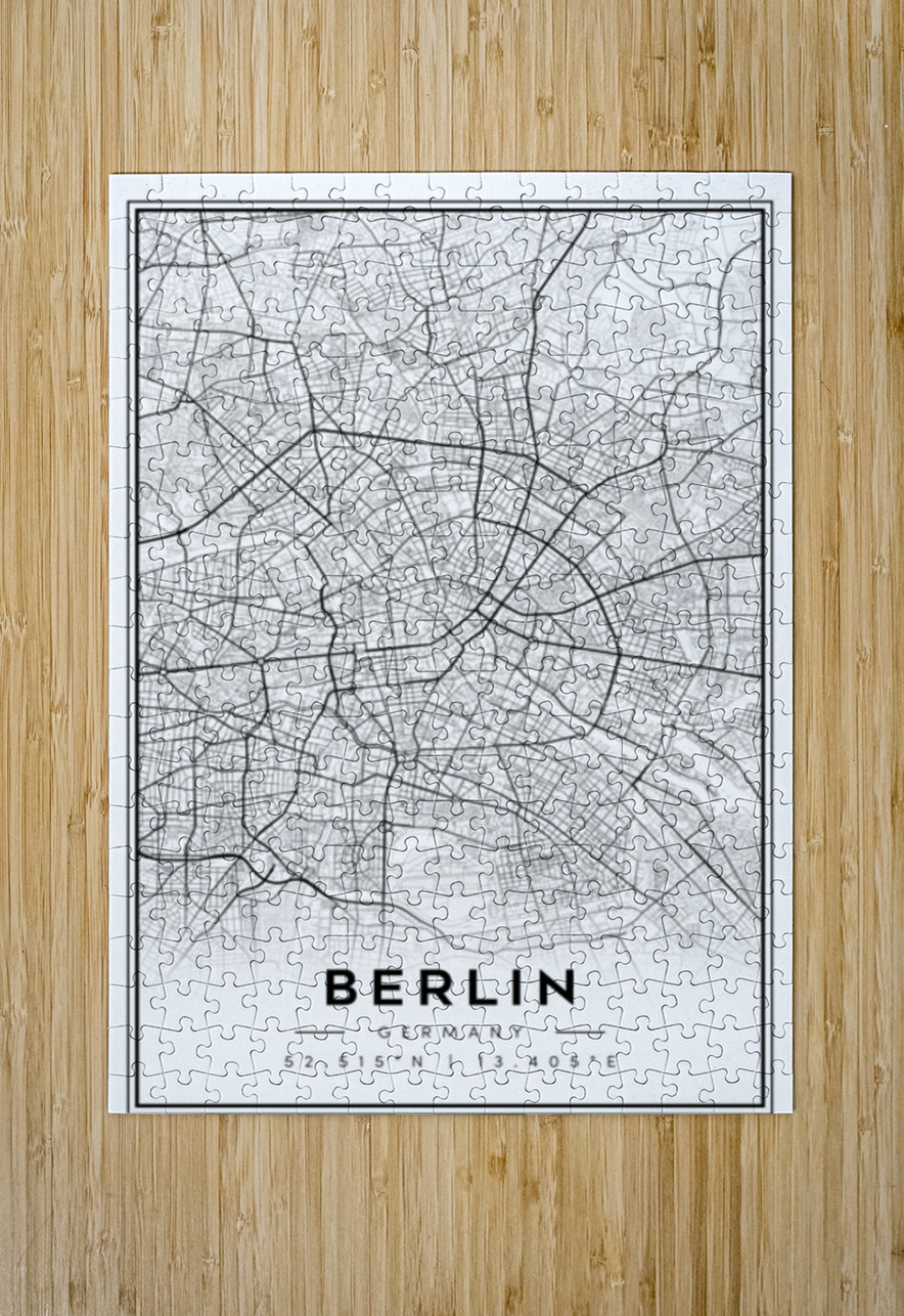 Berlin portrait 2 3 CityMapsArt Puzzle printing