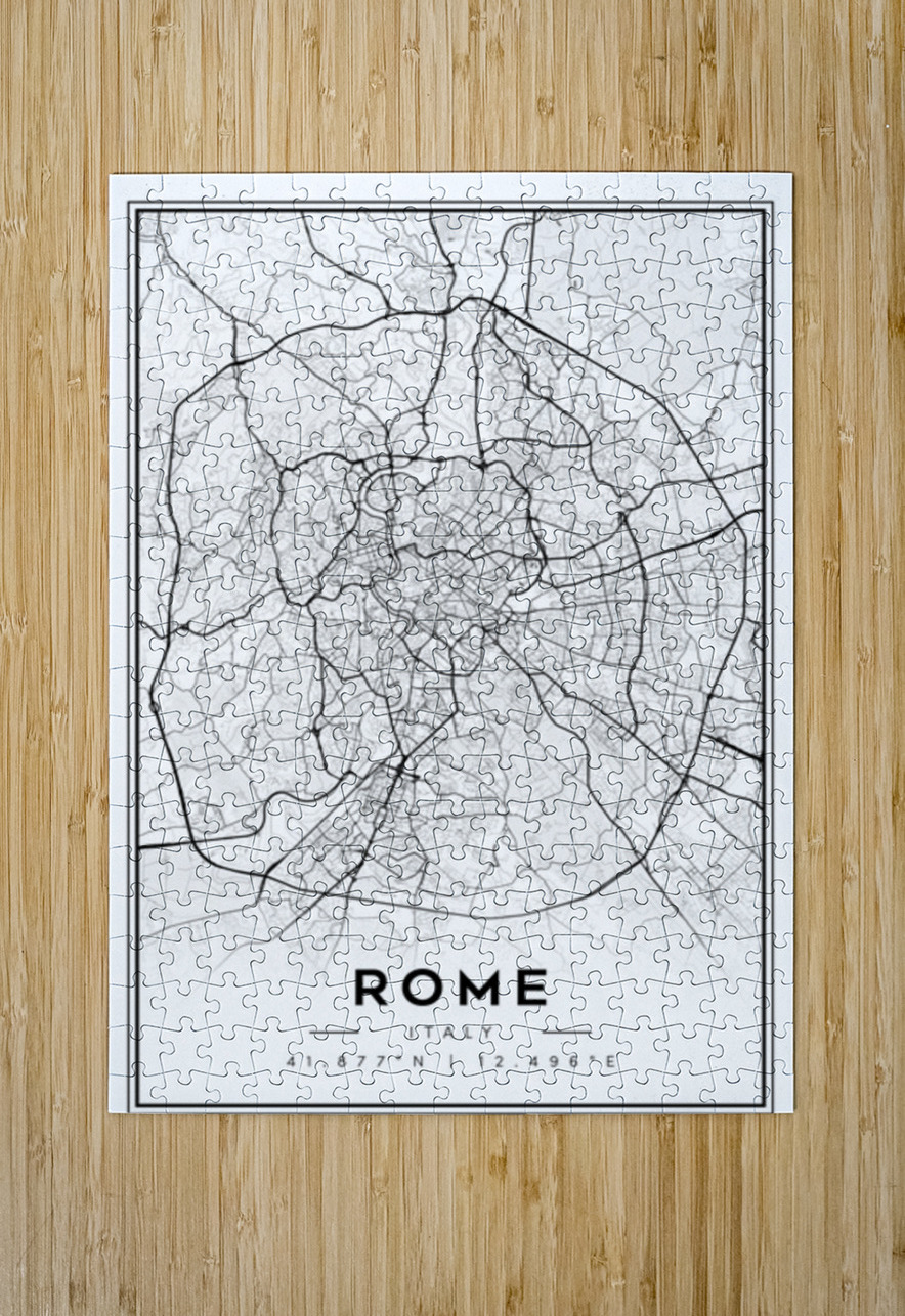 Rome portrait 2 3 CityMapsArt Puzzle printing