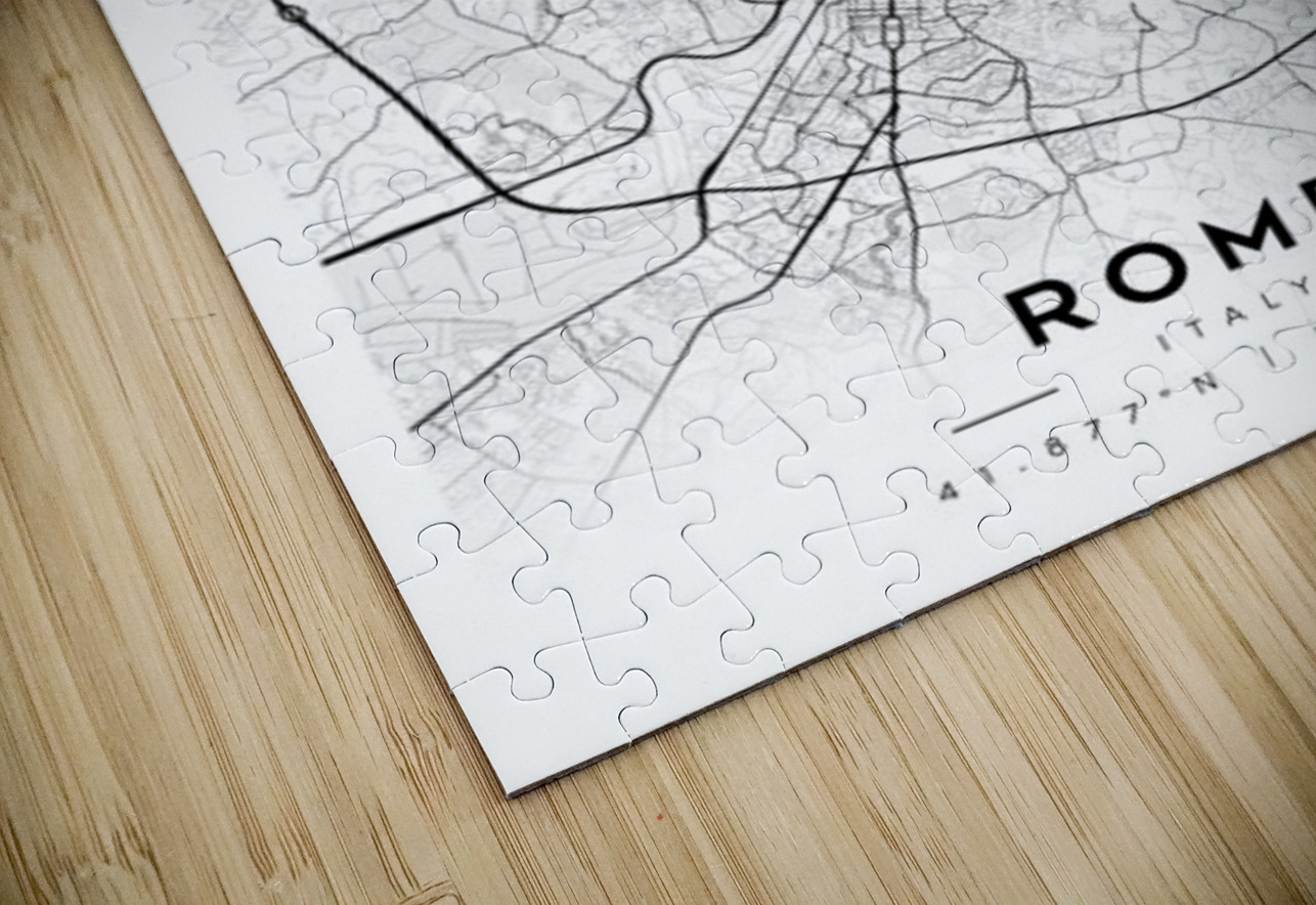 Rome portrait A Series CityMapsArt Puzzle