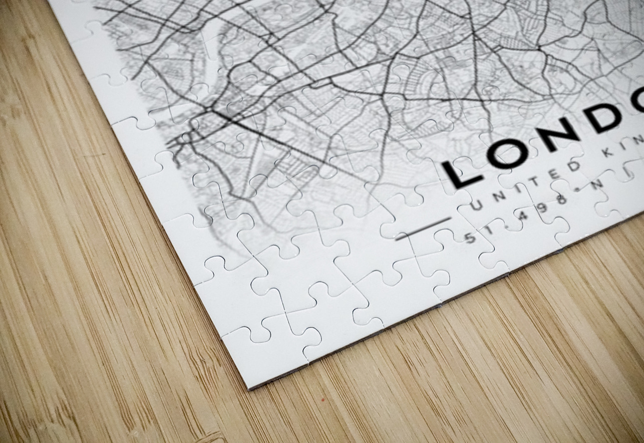 London portrait A Series CityMapsArt Puzzle