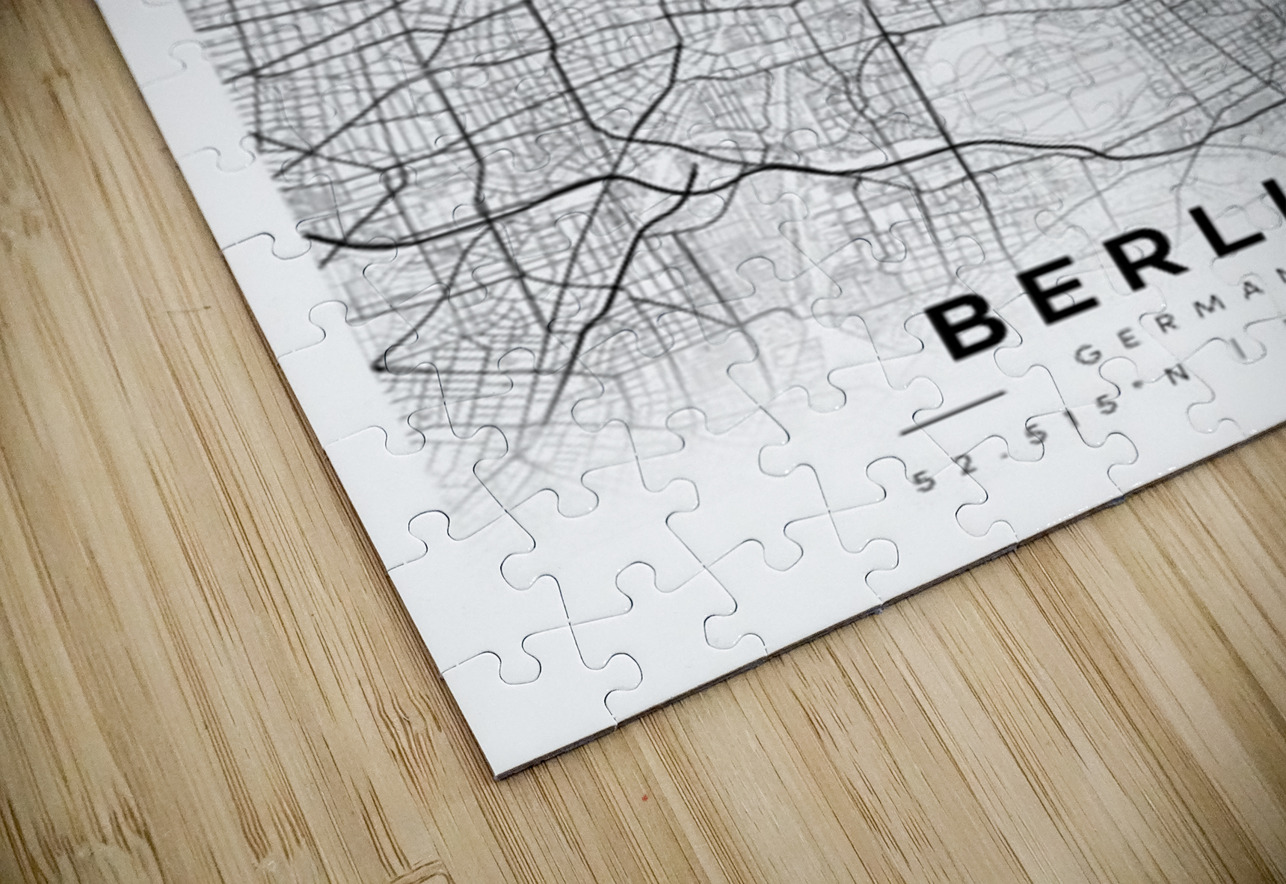 Berlin portrait A Series CityMapsArt Puzzle