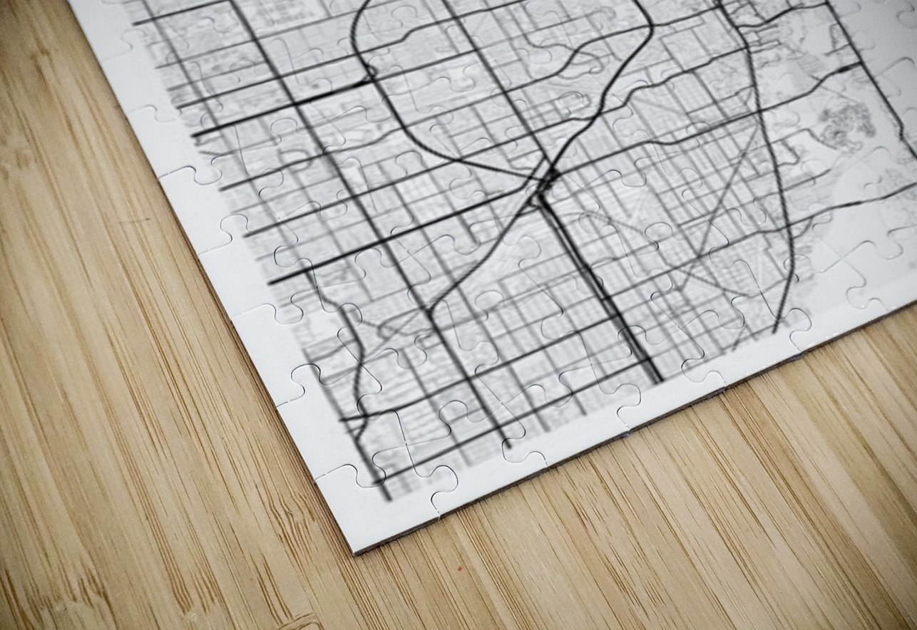 Hollywood portrait 2 3 CityMapsArt Puzzle