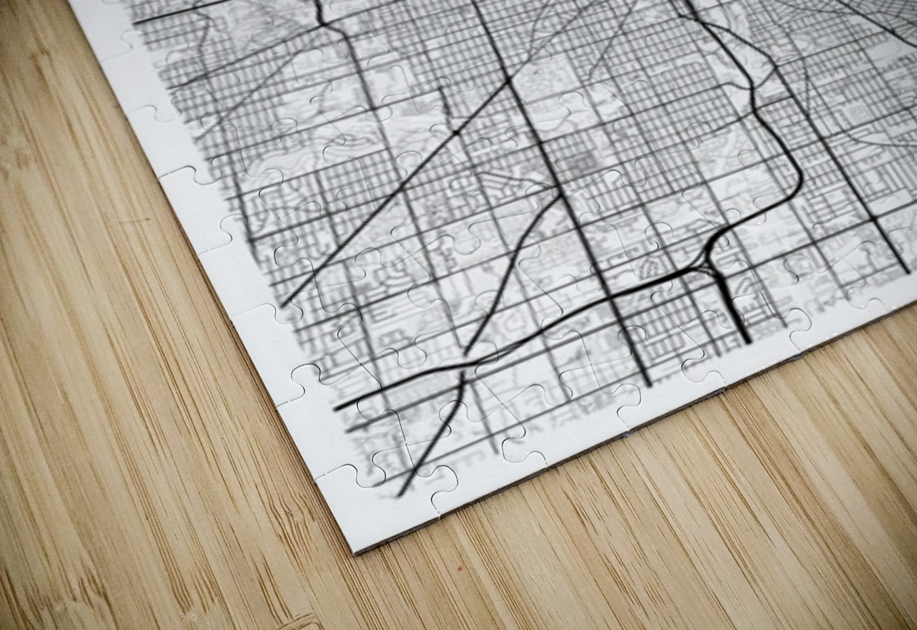 Milwaukee portrait 2 3 CityMapsArt Puzzle