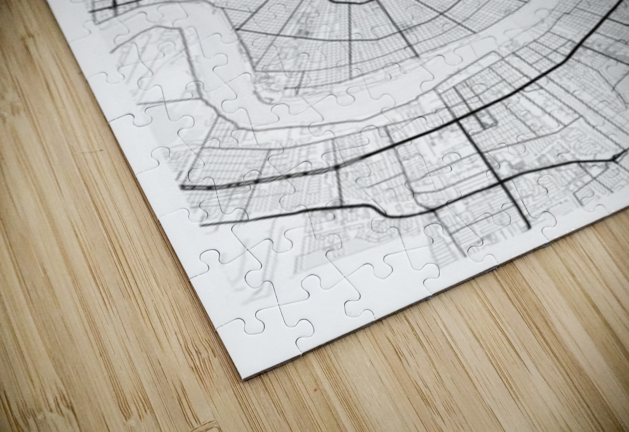 NewOrleans portrait 2 3 CityMapsArt Puzzle