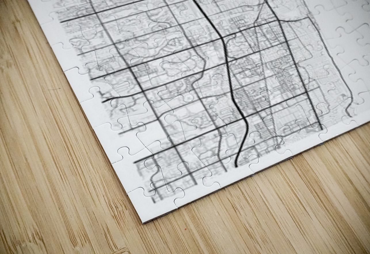 BocaRaton portrait 2 3 CityMapsArt Puzzle