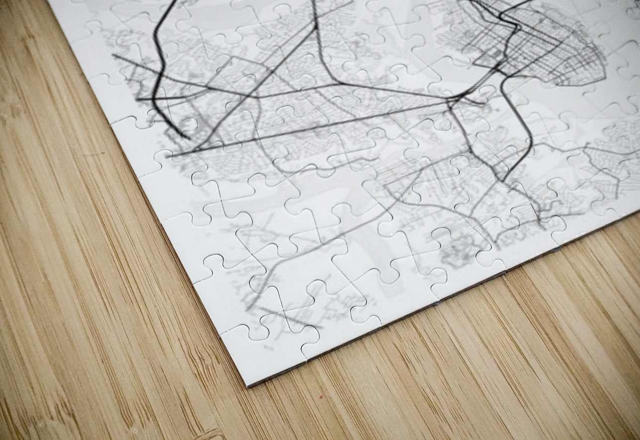 DanielIsland portrait 2 3 CityMapsArt Puzzle