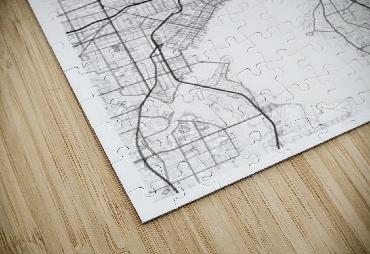 Jacksonville portrait 2 3 CityMapsArt Puzzle