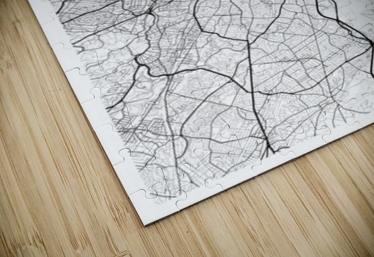 Boston portrait 2 3 CityMapsArt Puzzle