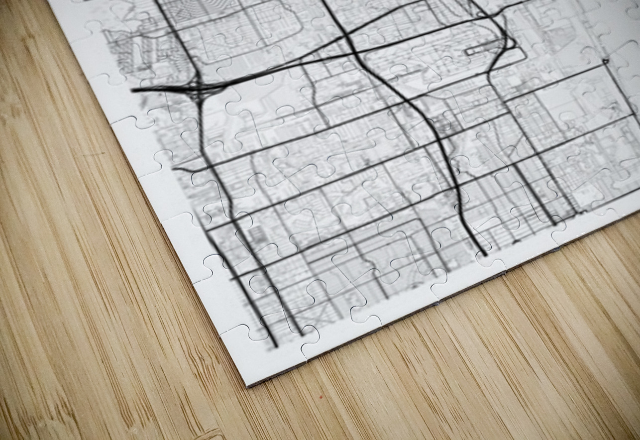 FortLauderdale portrait 2 3 CityMapsArt Puzzle