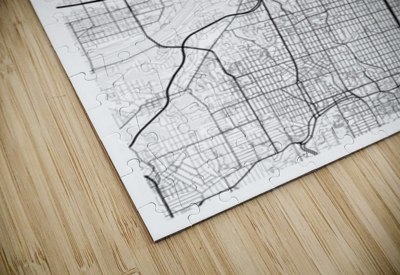 KansasCity portrait 2 3 CityMapsArt Puzzle