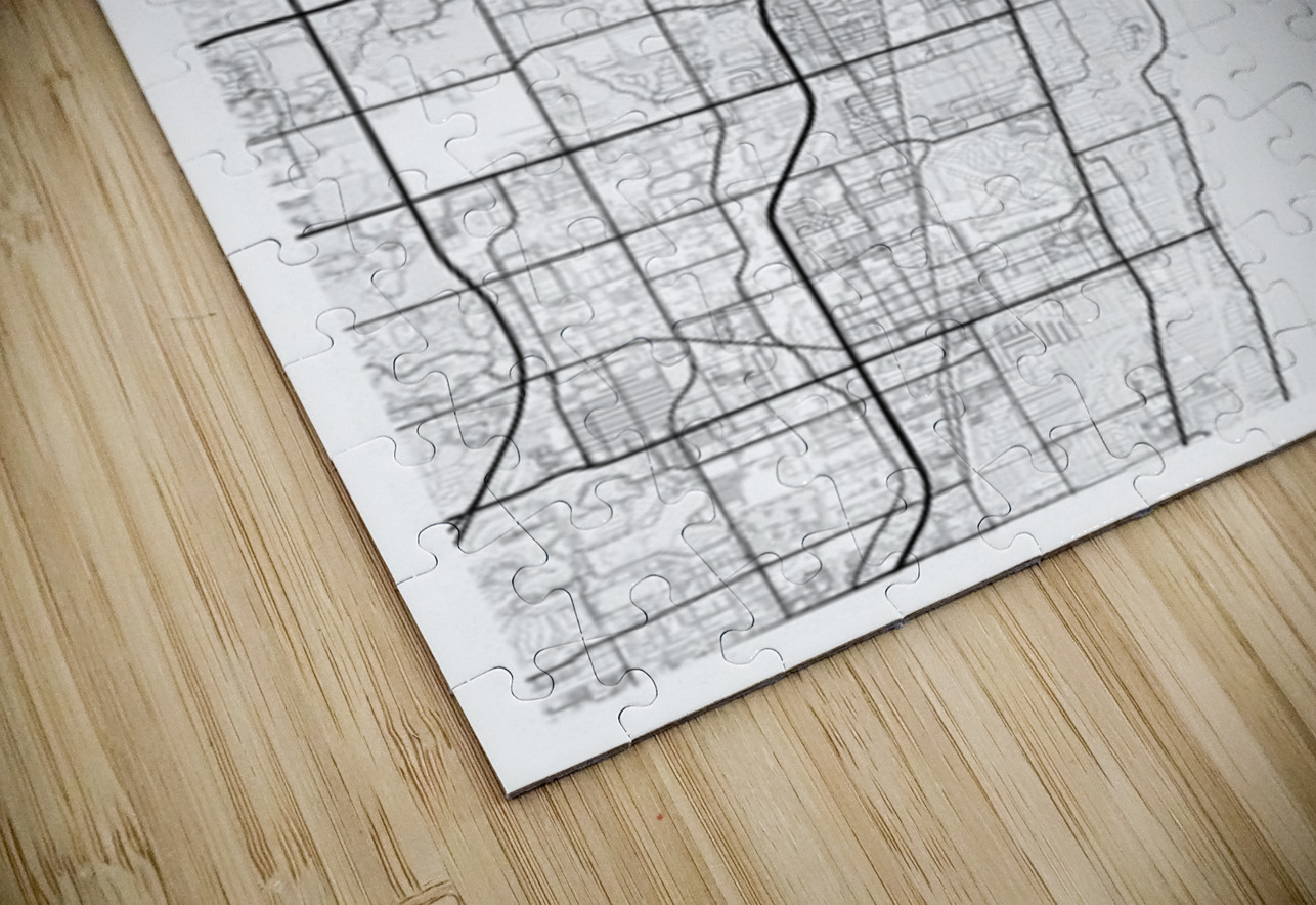 DeerfieldBeach portrait 2 3 CityMapsArt Puzzle