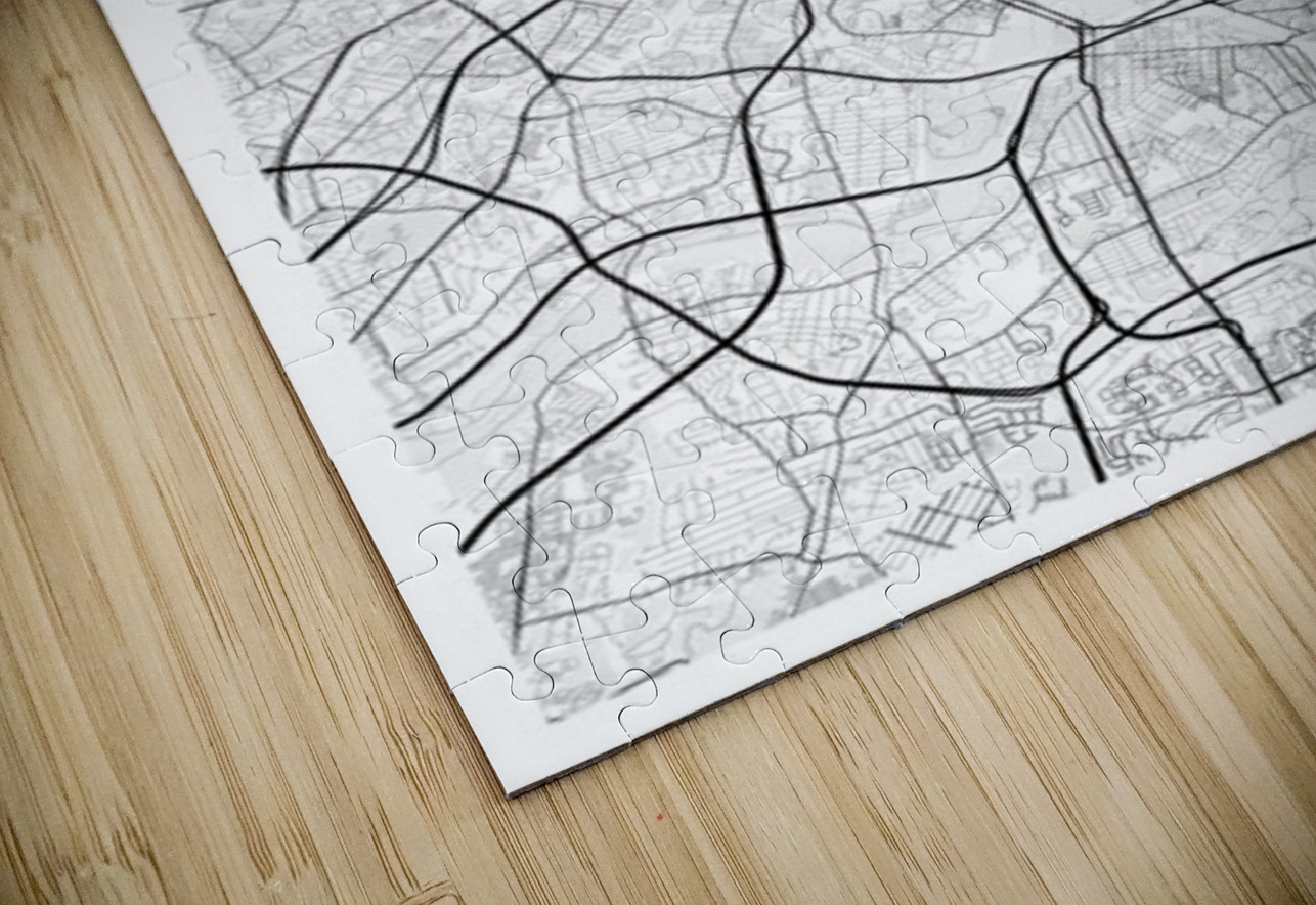 Baltimore portrait 2 3 CityMapsArt Puzzle