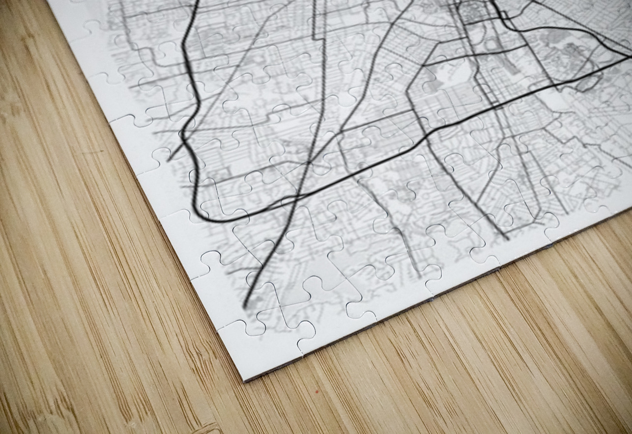 Louisville portrait 2 3 CityMapsArt Puzzle