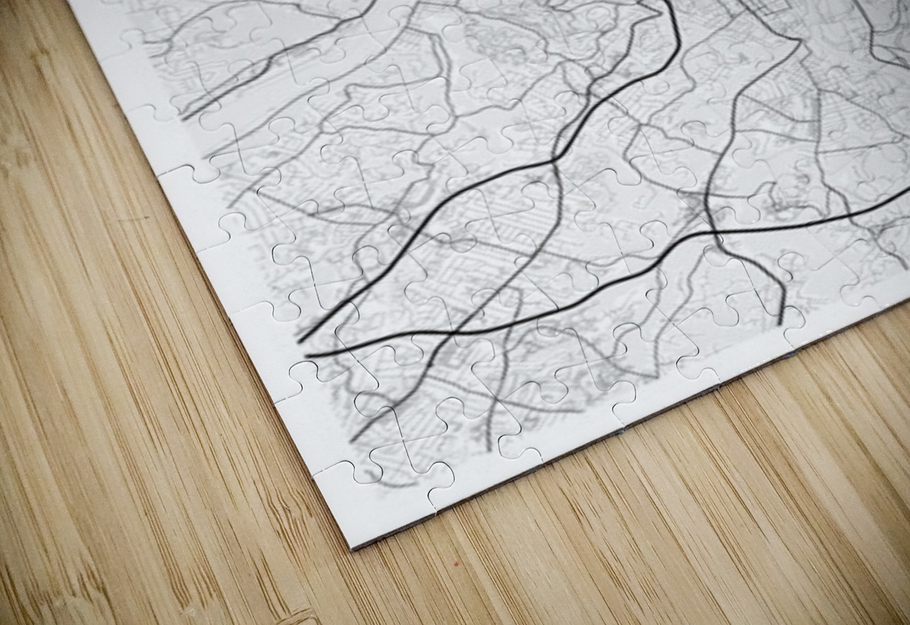 Cincinnati portrait 2 3 CityMapsArt Puzzle