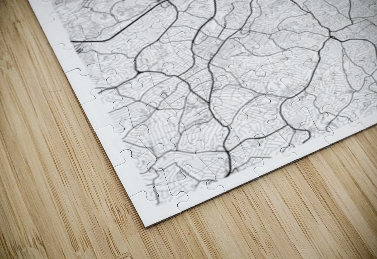 Pittsburgh portrait 2 3 CityMapsArt Puzzle