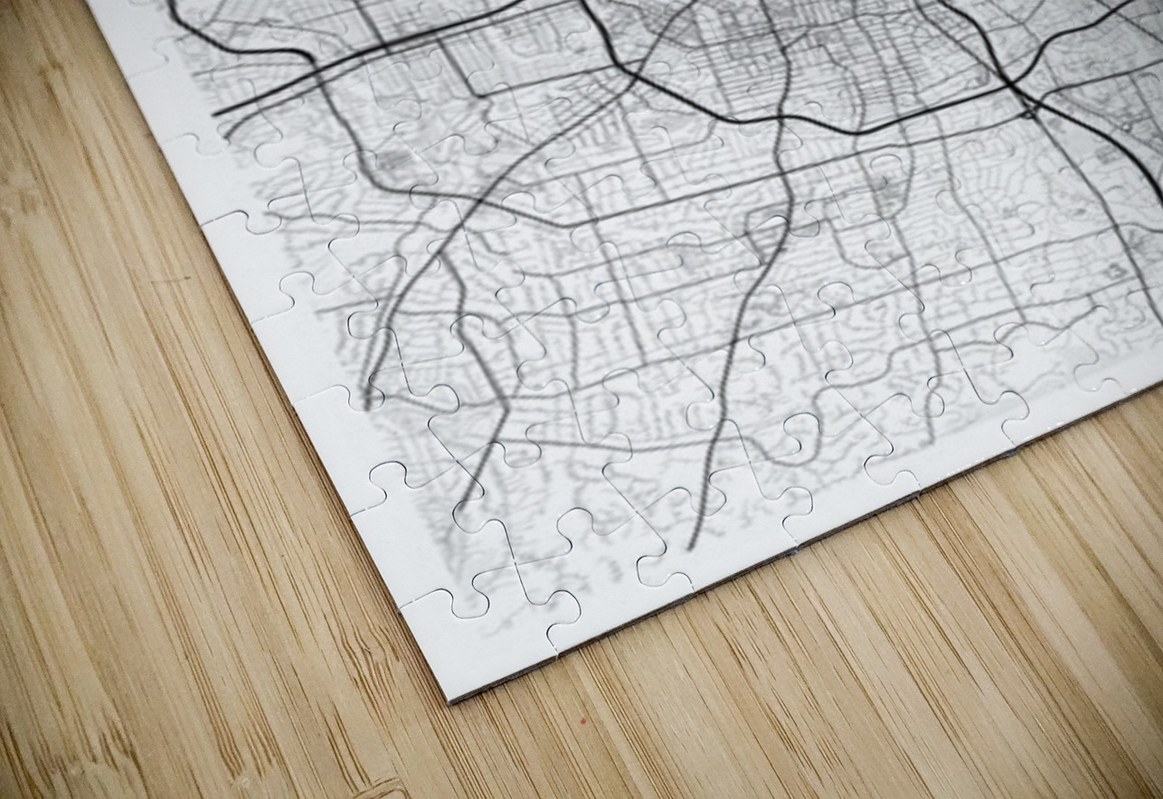 Nashville portrait 2 3 CityMapsArt Puzzle