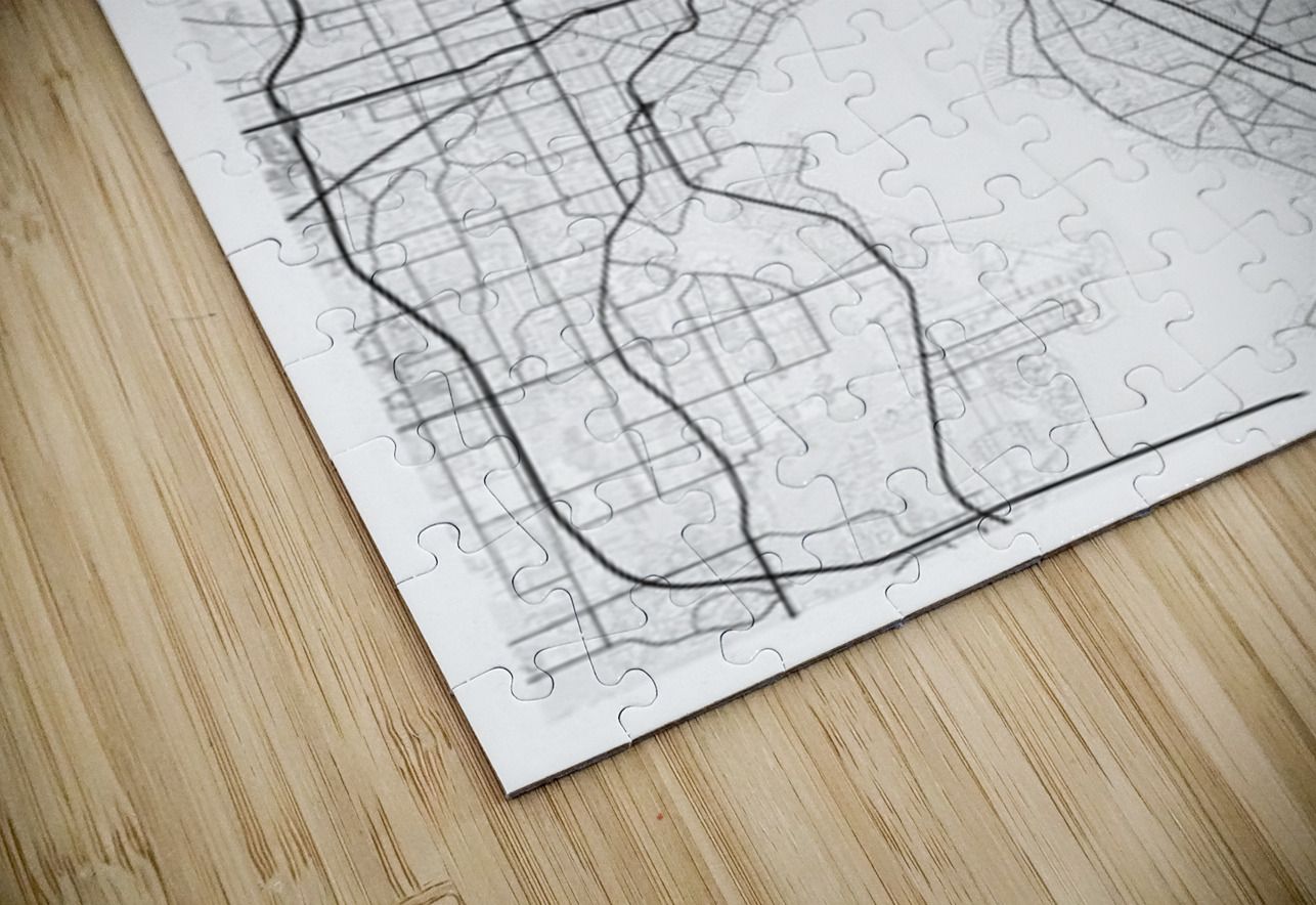 Jacksonville portrait 2 3 CityMapsArt Puzzle