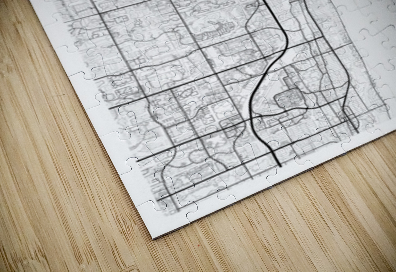 DelrayBeach portrait 2 3 CityMapsArt Puzzle