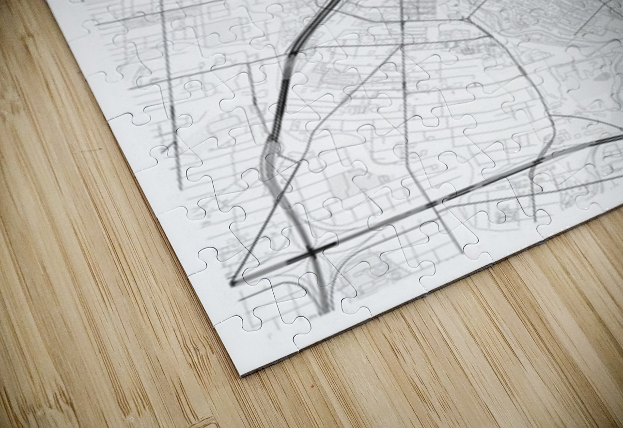 RiverWalk portrait 2 3 CityMapsArt Puzzle