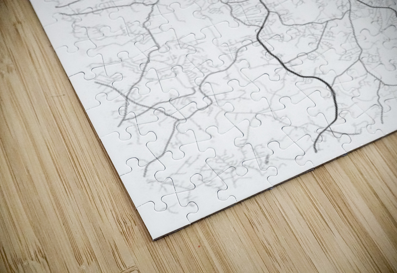 Gastonia portrait 2 3 CityMapsArt Puzzle