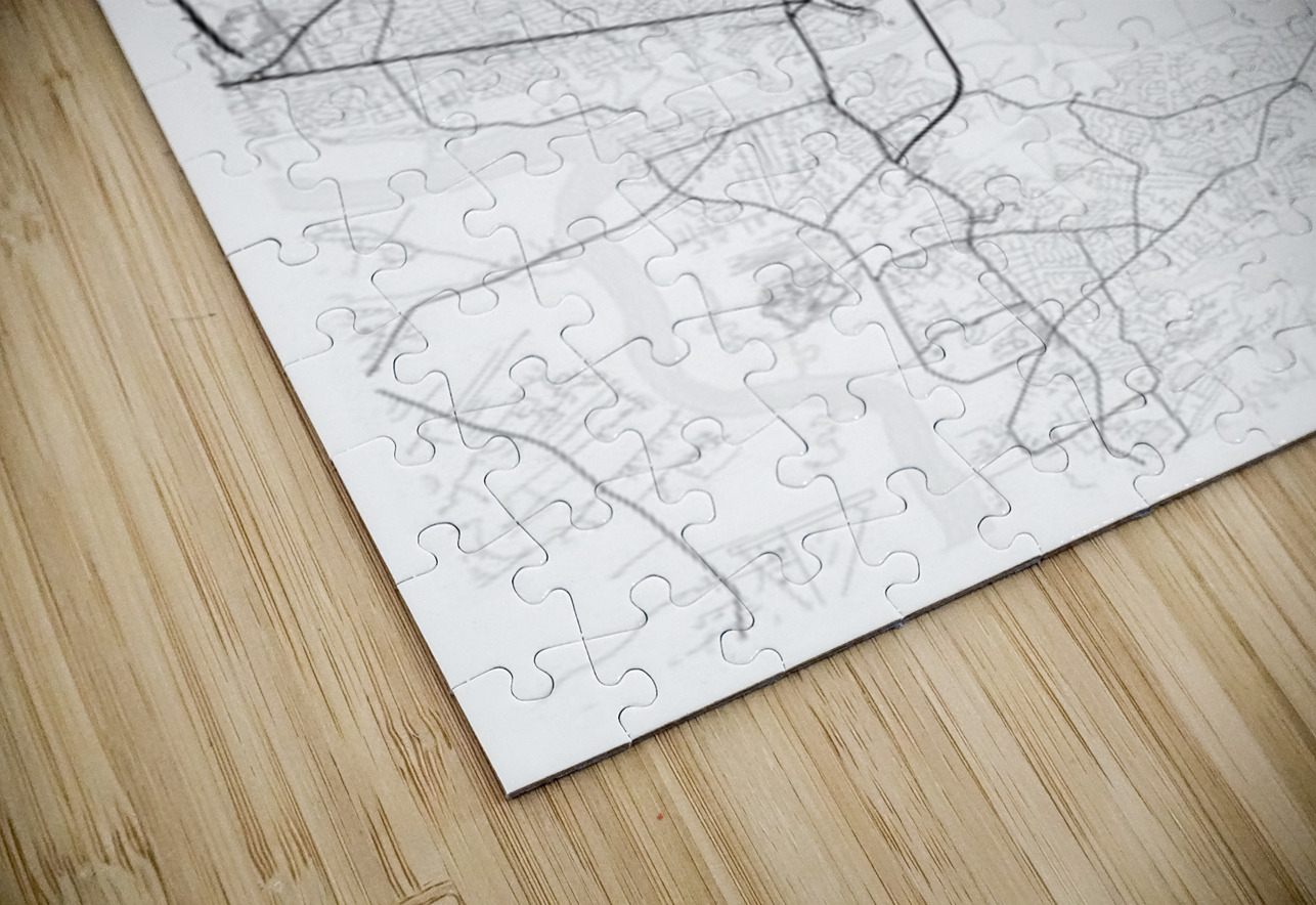 Charleston portrait 2 3 CityMapsArt Puzzle