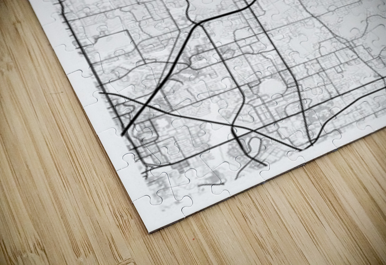 Orlando portrait 2 3 CityMapsArt Puzzle