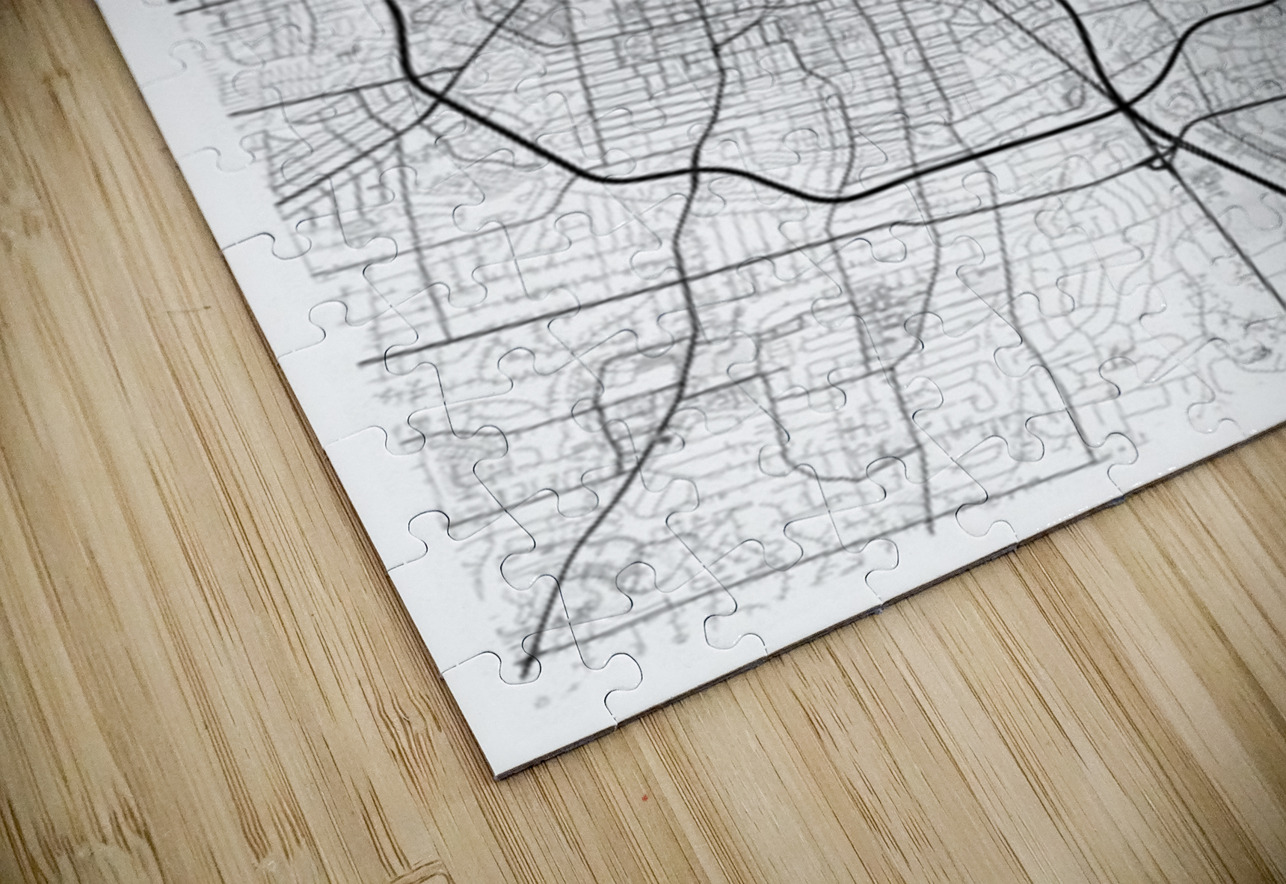 MusicRow portrait 2 3 CityMapsArt Puzzle