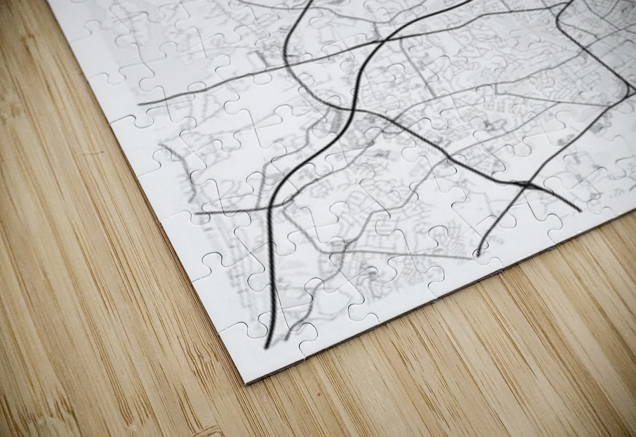 Kannapolis portrait 2 3 CityMapsArt Puzzle