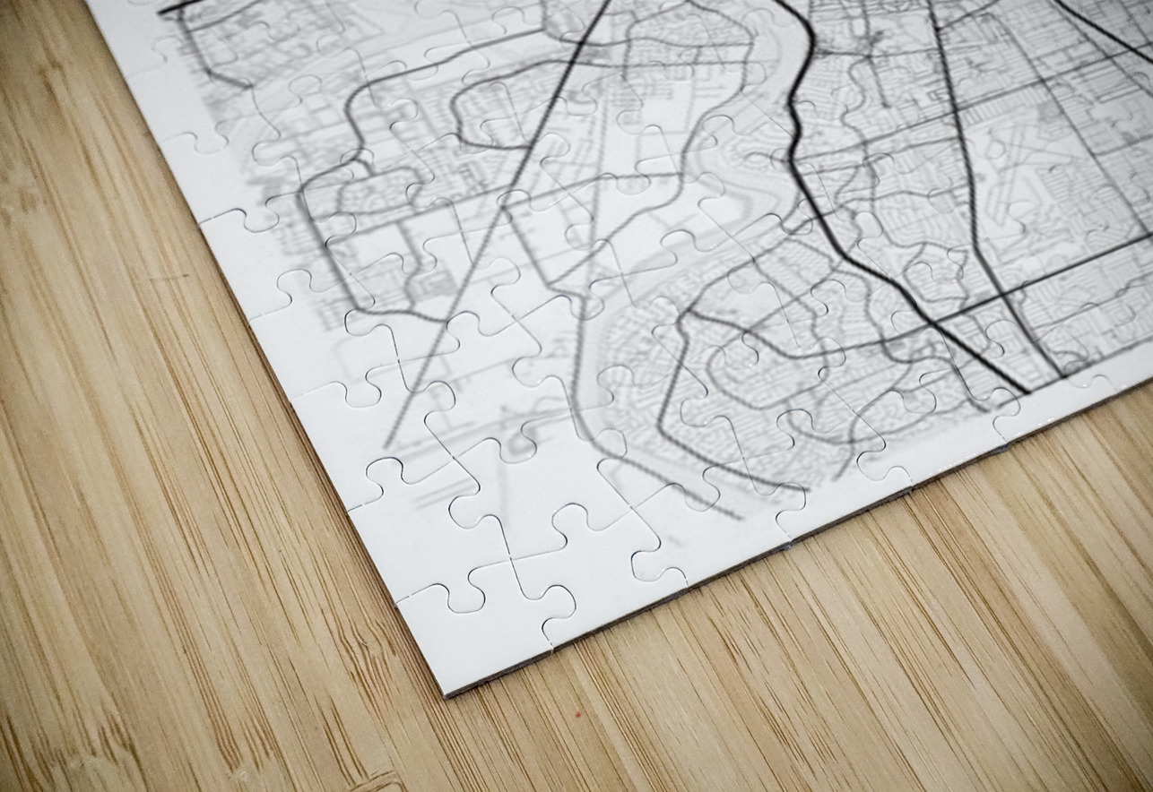 Sacramento portrait 2 3 CityMapsArt Puzzle