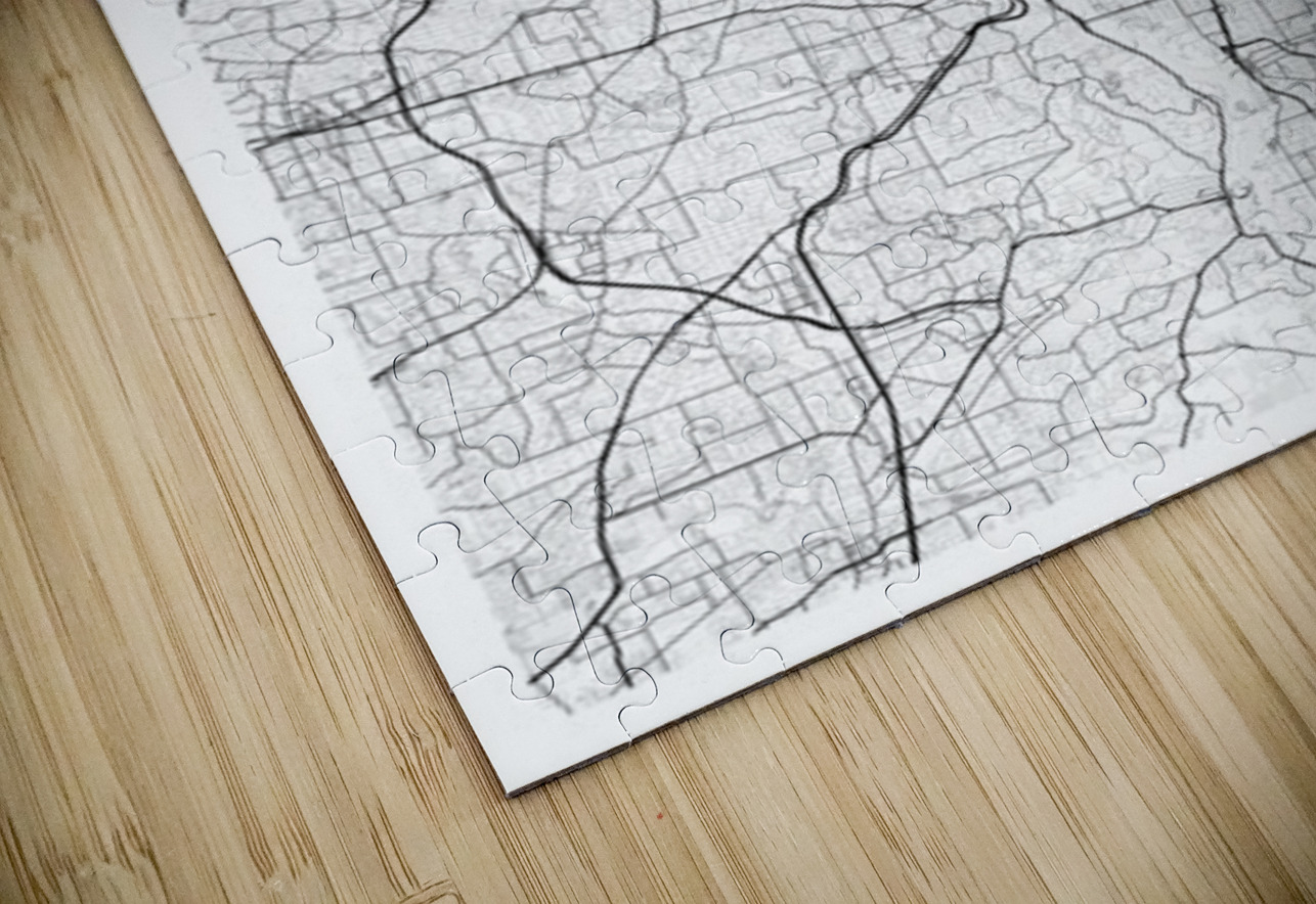 Portland portrait 2 3 CityMapsArt Puzzle