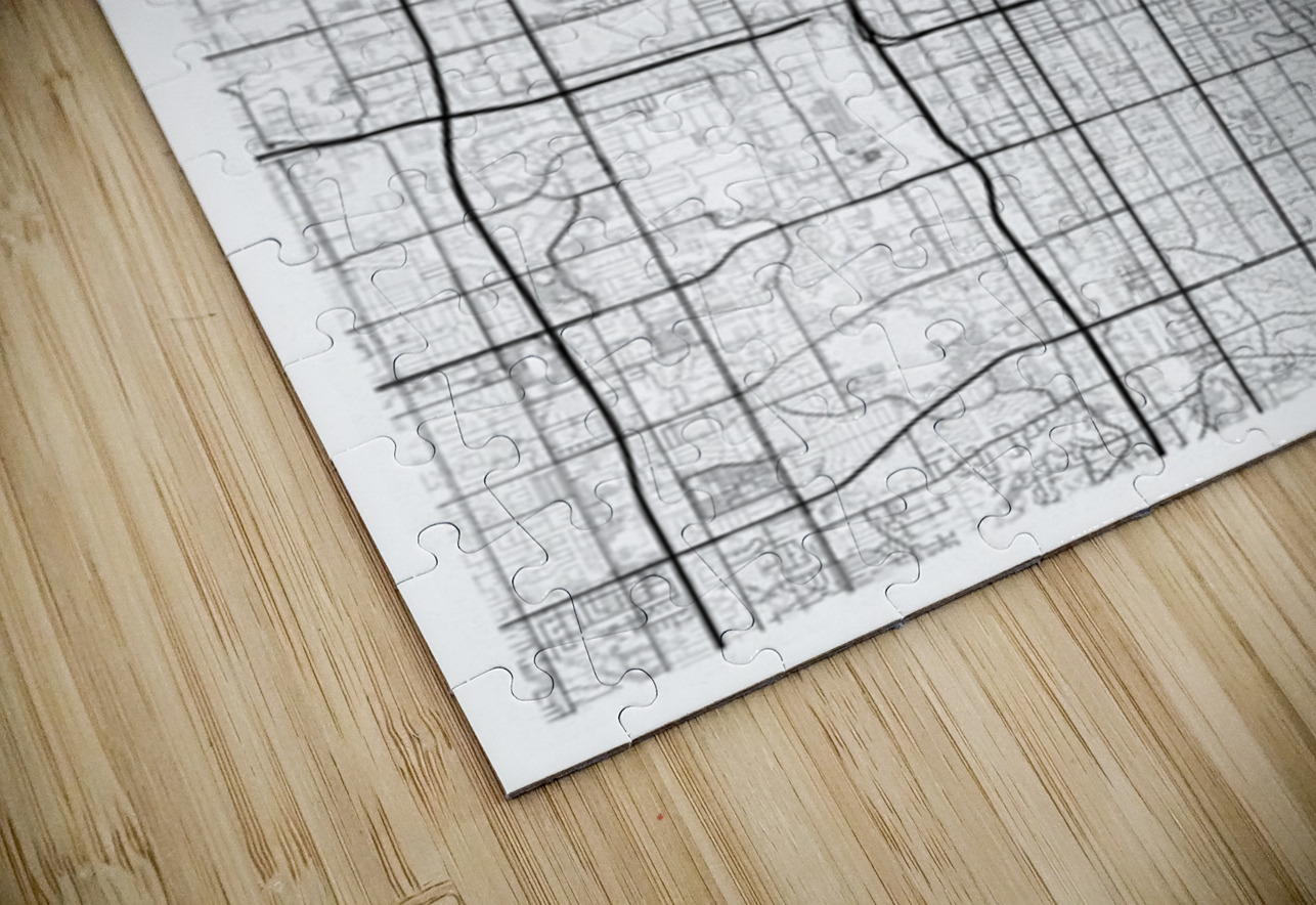 SaltLakeCity portrait 2 3 CityMapsArt Puzzle