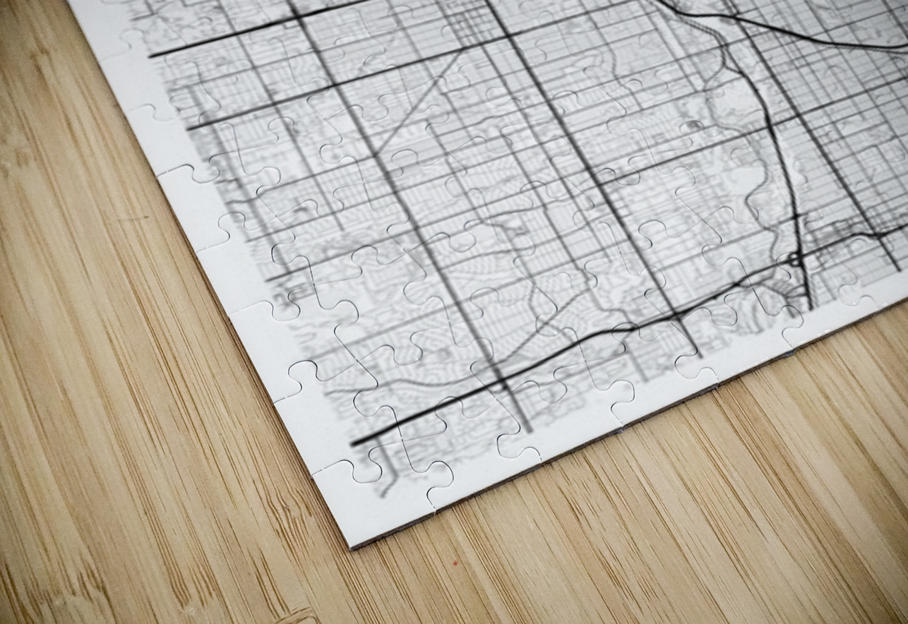 Denver portrait 2 3 CityMapsArt Puzzle