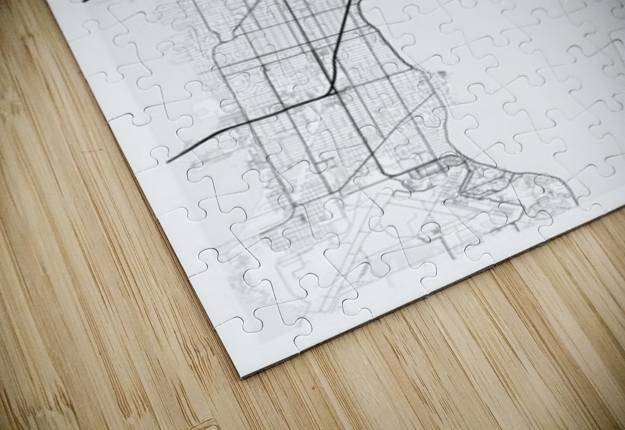 Tampa portrait 2 3 CityMapsArt Puzzle