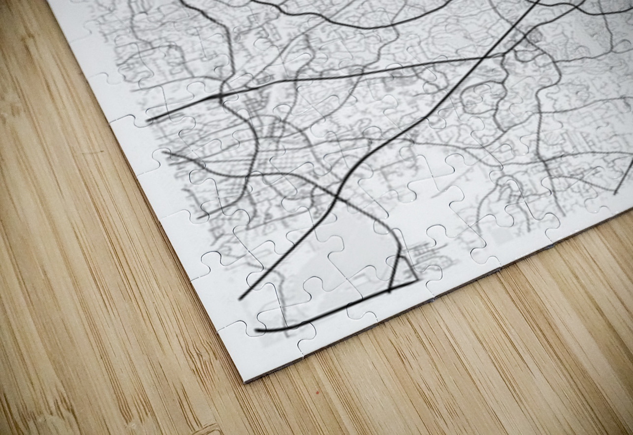 Cary portrait 2 3 CityMapsArt Puzzle