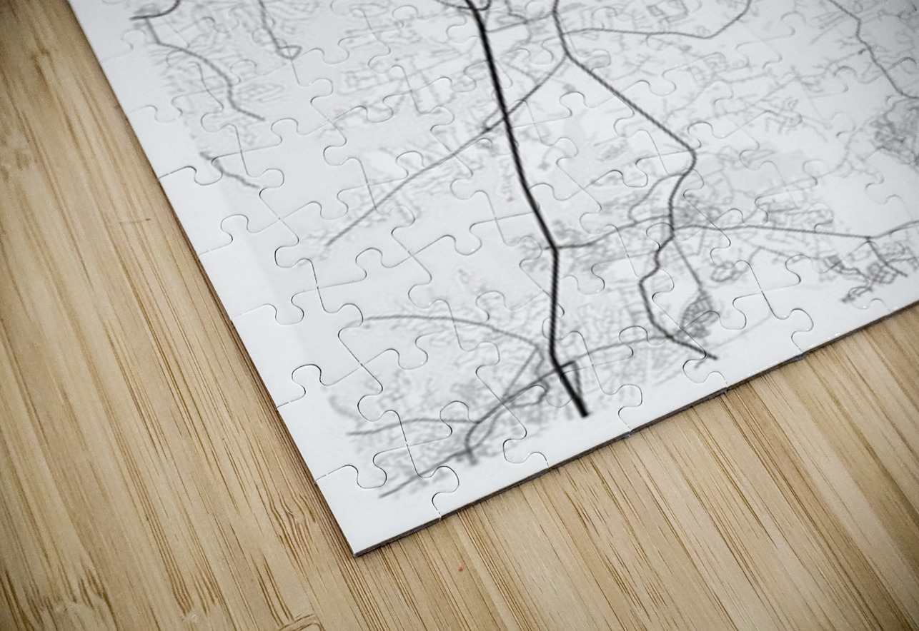 Mooresville portrait 2 3 CityMapsArt Puzzle