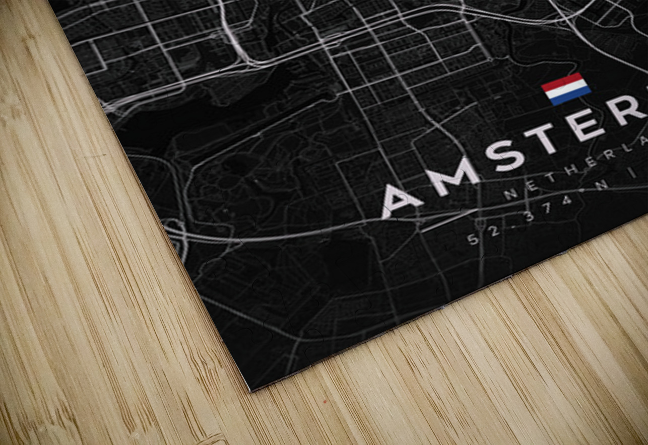 Amsterdam 39x55Inches 3 CityMapsArt Puzzle