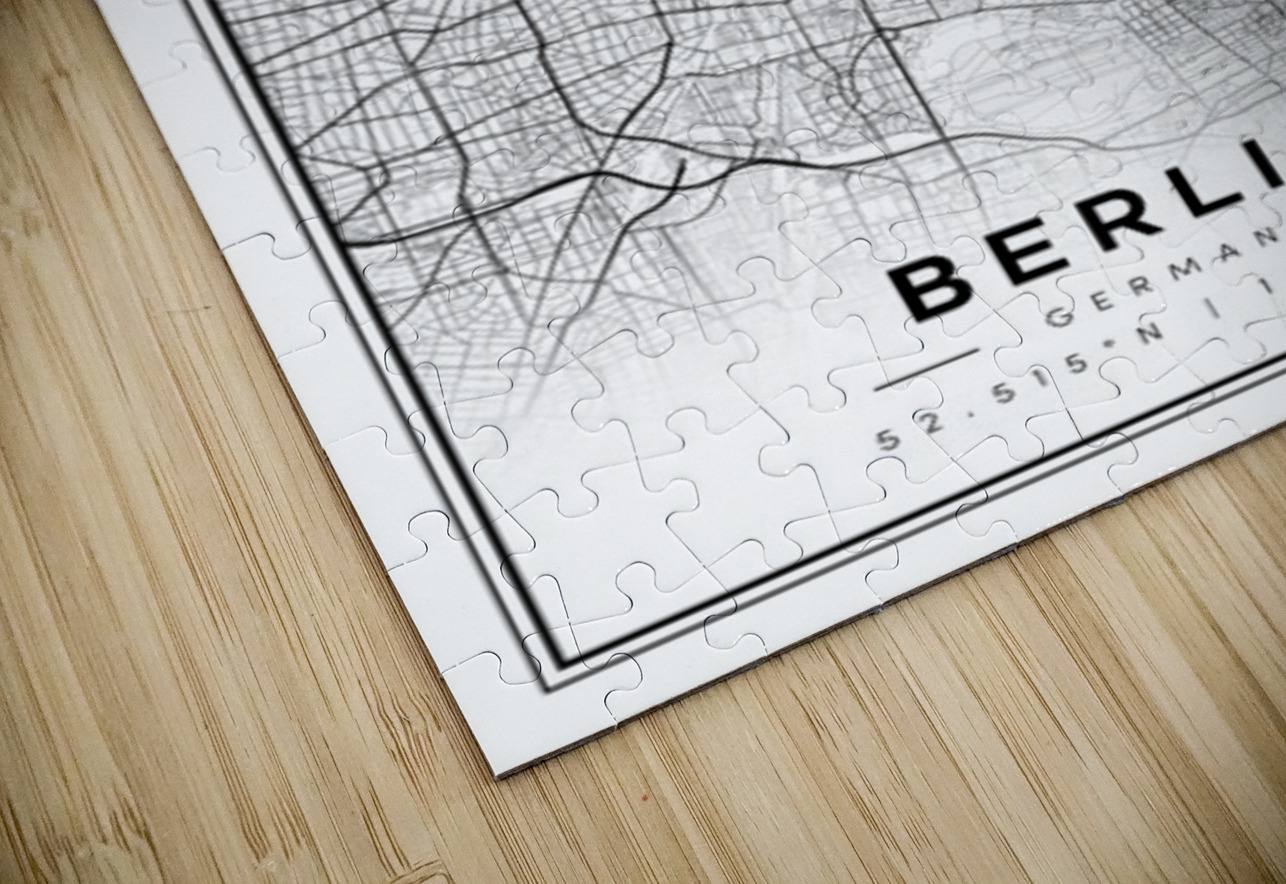 Berlin portrait 2 3 CityMapsArt Puzzle