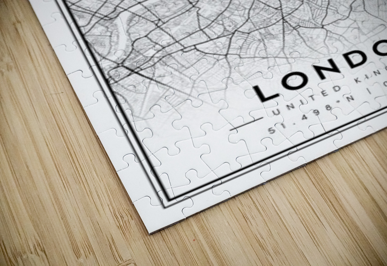 London portrait 2 3 CityMapsArt Puzzle