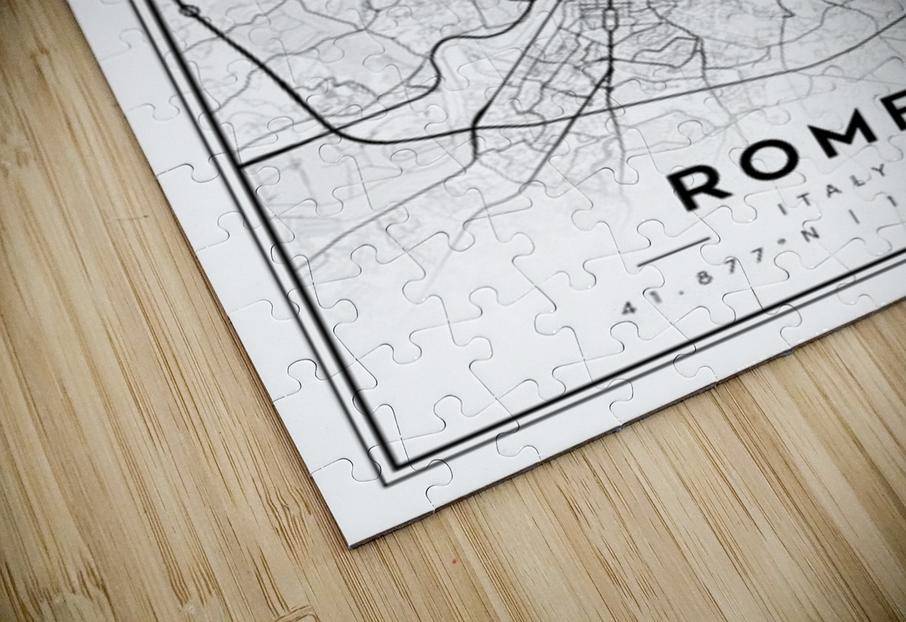 Rome portrait 2 3 CityMapsArt Puzzle
