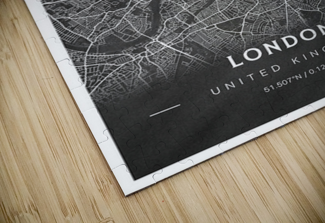 portrait 2 3 London CityMapsArt Puzzle