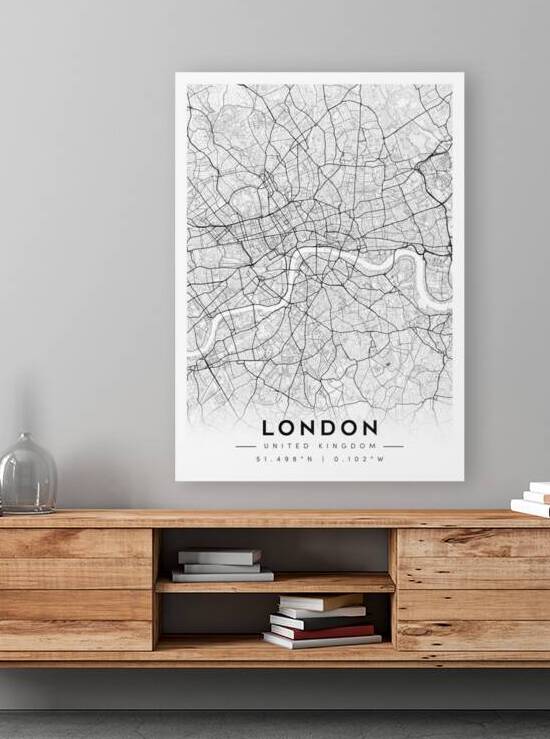 London portrait A Series by CityMapsArt