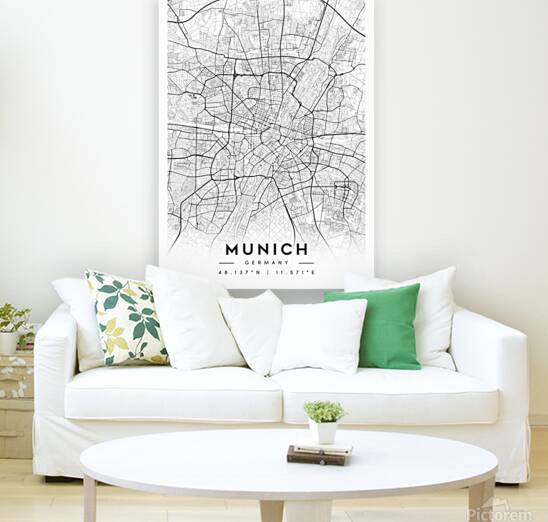 Munich portrait A Series by CityMapsArt