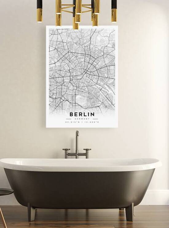 Berlin portrait A Series by CityMapsArt