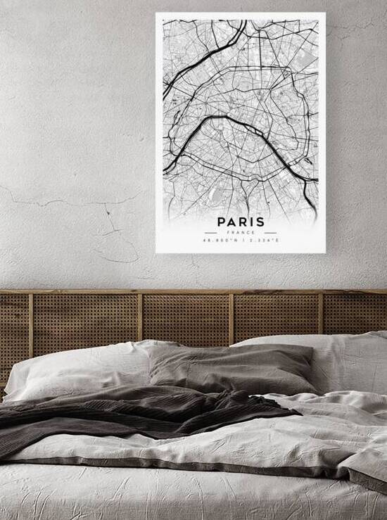 Paris portrait A Series by CityMapsArt