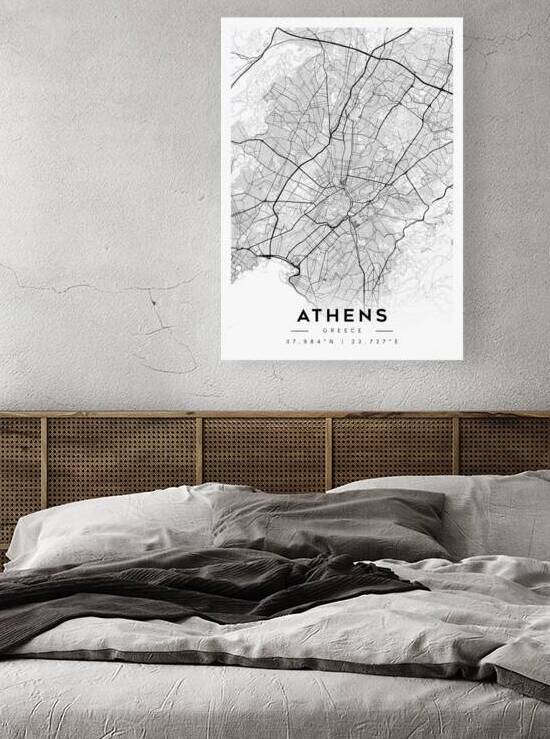 Athens portrait A Series by CityMapsArt