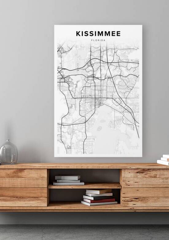 Kissimmee portrait 2 3 by CityMapsArt