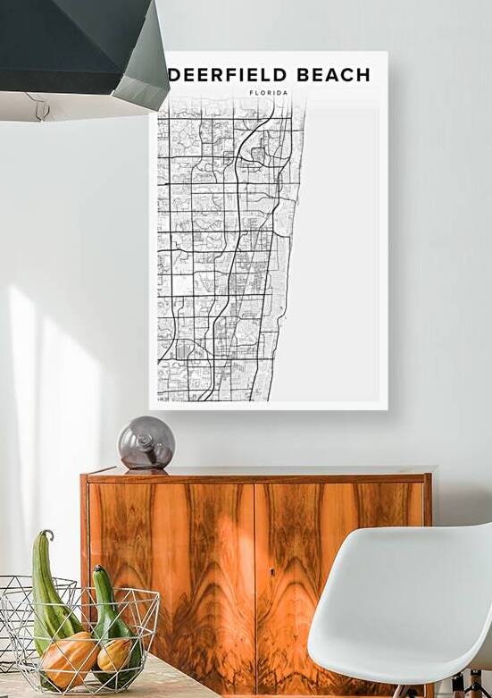 DeerfieldBeach portrait 2 3 by CityMapsArt